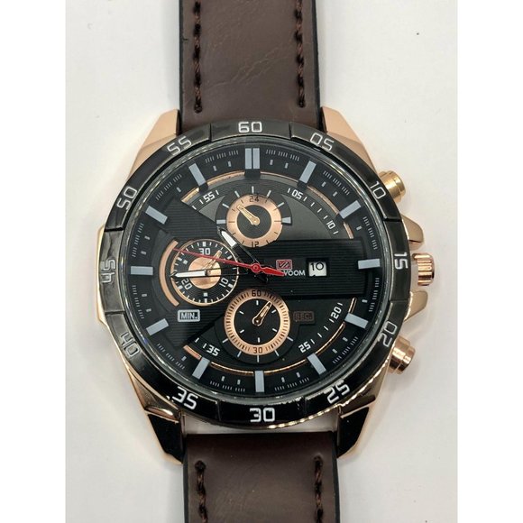 Other - Leather Band watch   All Dials Functional  Full Battery Life